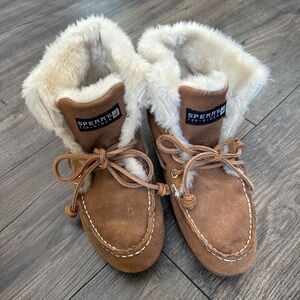 Sperry Top-Sider Women’s Moccasin Suede Slippers